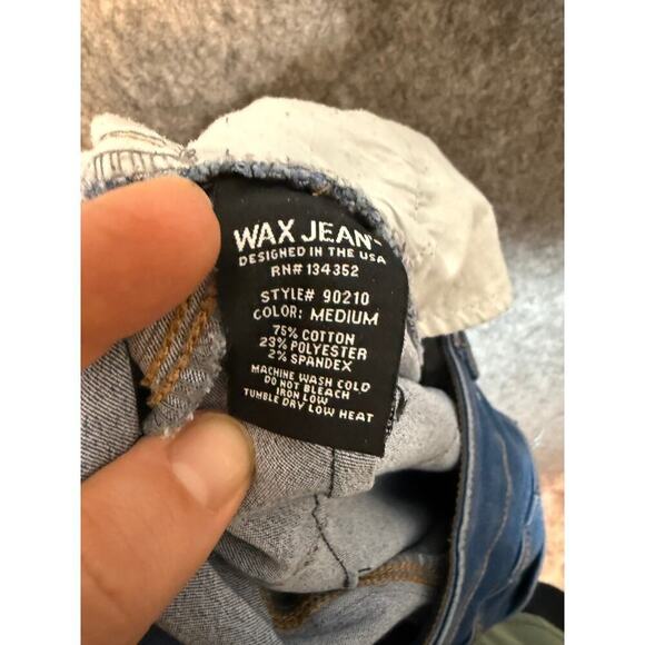 Wax Jean Butt, I Love You Blue Skinny Jeans Size 13 Style 90210 - Picture 7 of 7